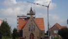 Koeleman Bouw Monumentenbeheer Renovatie glas in lood en koper van torenspits Kerk Oostzijde De Hoef