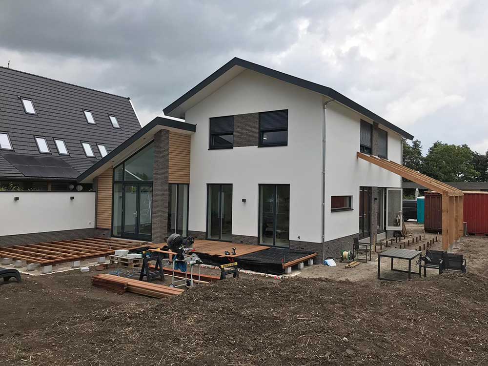 Koeleman Bouw Nieuwbouw Villa met veranda De regenboog Nieuwkoop
