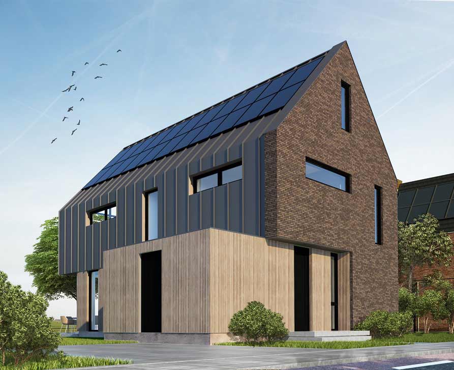 Koeleman Bouw Nieuwbouw woning met groot balkon Waterhoen Noorden